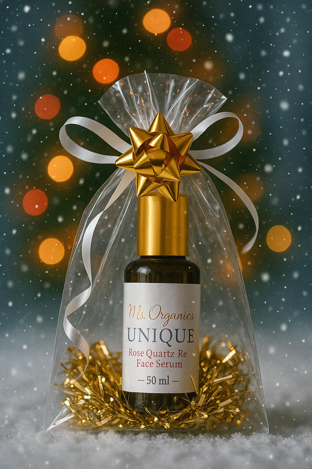 Unique Rose quartz roller face serum