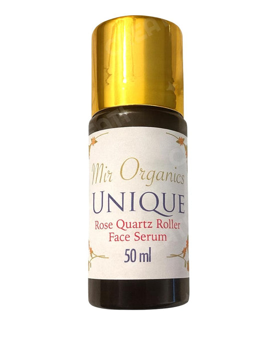 Unique Rose quartz roller face serum